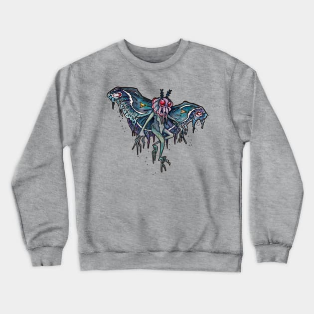 Mothman Crewneck Sweatshirt by JenTheTracy